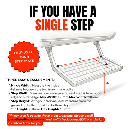 StediMate Caravan Extension Step